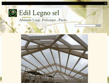 Tablet Screenshot of edil-legno.it